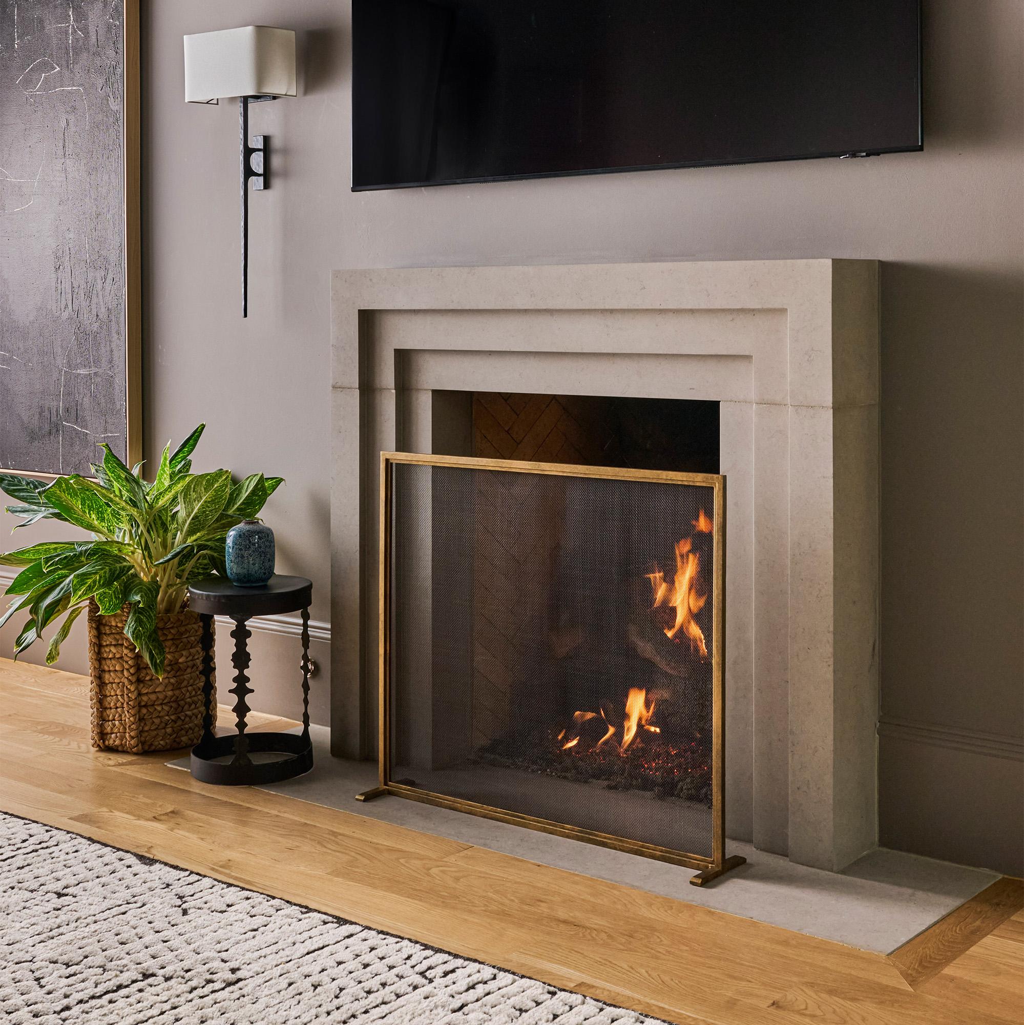 Pare-feu du Dakota en or vieilli en vente 8