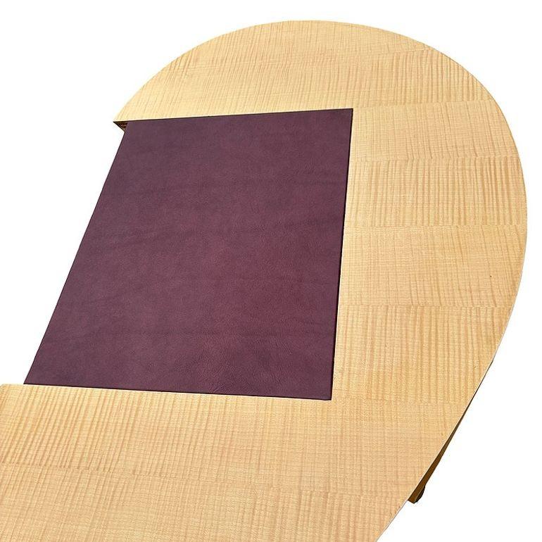 Pelle Scrivania in legno di sicomoro scolpito 