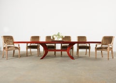 Dakota Jackson Epoch Mahogany Dining Table with Leaves