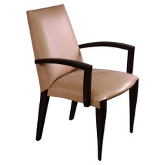 Dakota Jackson "Ke-Zu" Leather Club Armchair