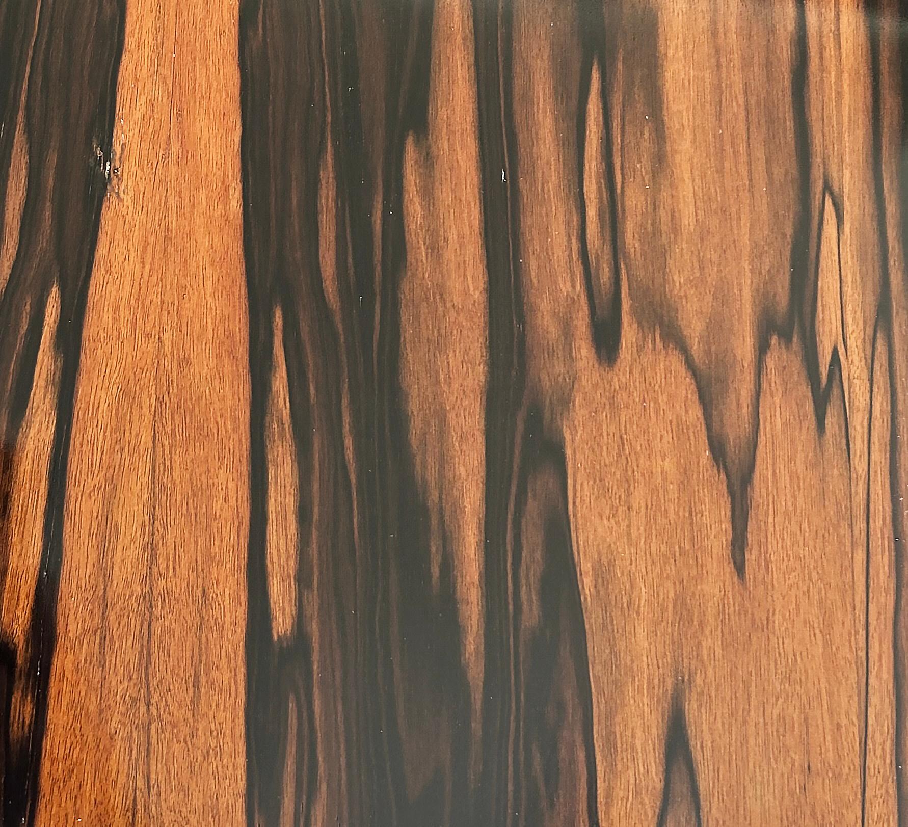 Dakota Jackson Style Macassar Ebony Dining Table, Art Deco Style, Refinished For Sale 6