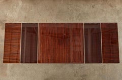 Dakota Jackson, Großer Esstisch aus Makassar-Ebenholz