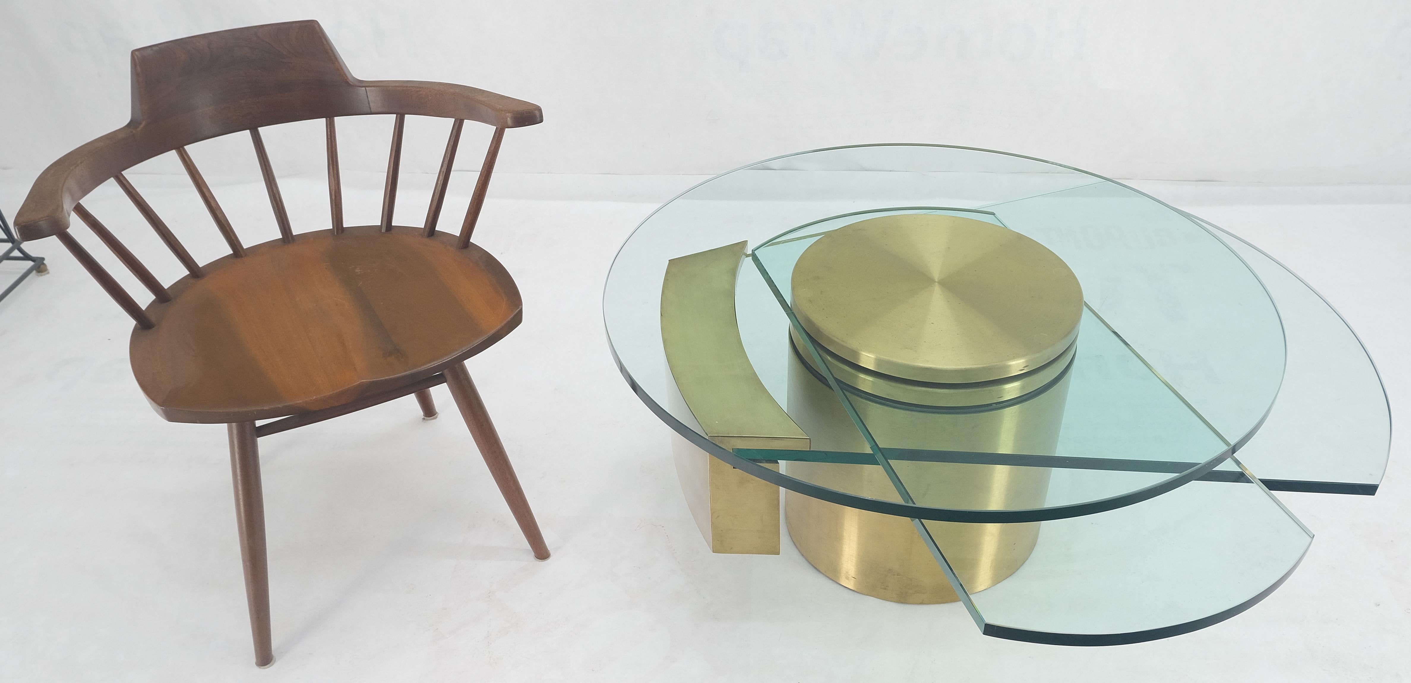 Table basse ronde à remontage automatique de l'horloge mécanique Dakota Jackson en vente 3