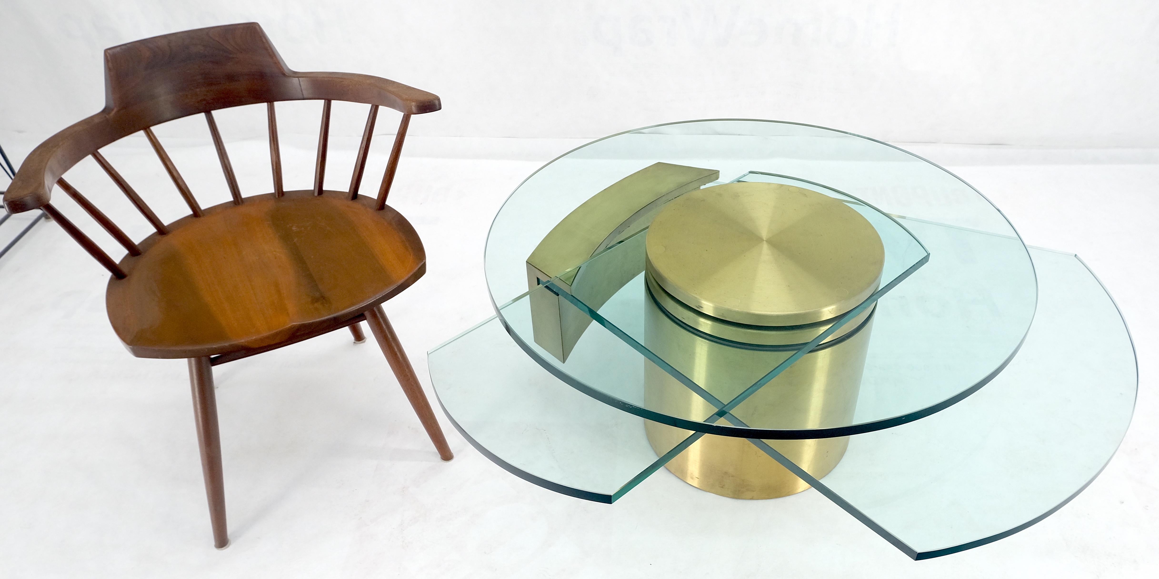 Table basse ronde à remontage automatique de l'horloge mécanique Dakota Jackson en vente 4