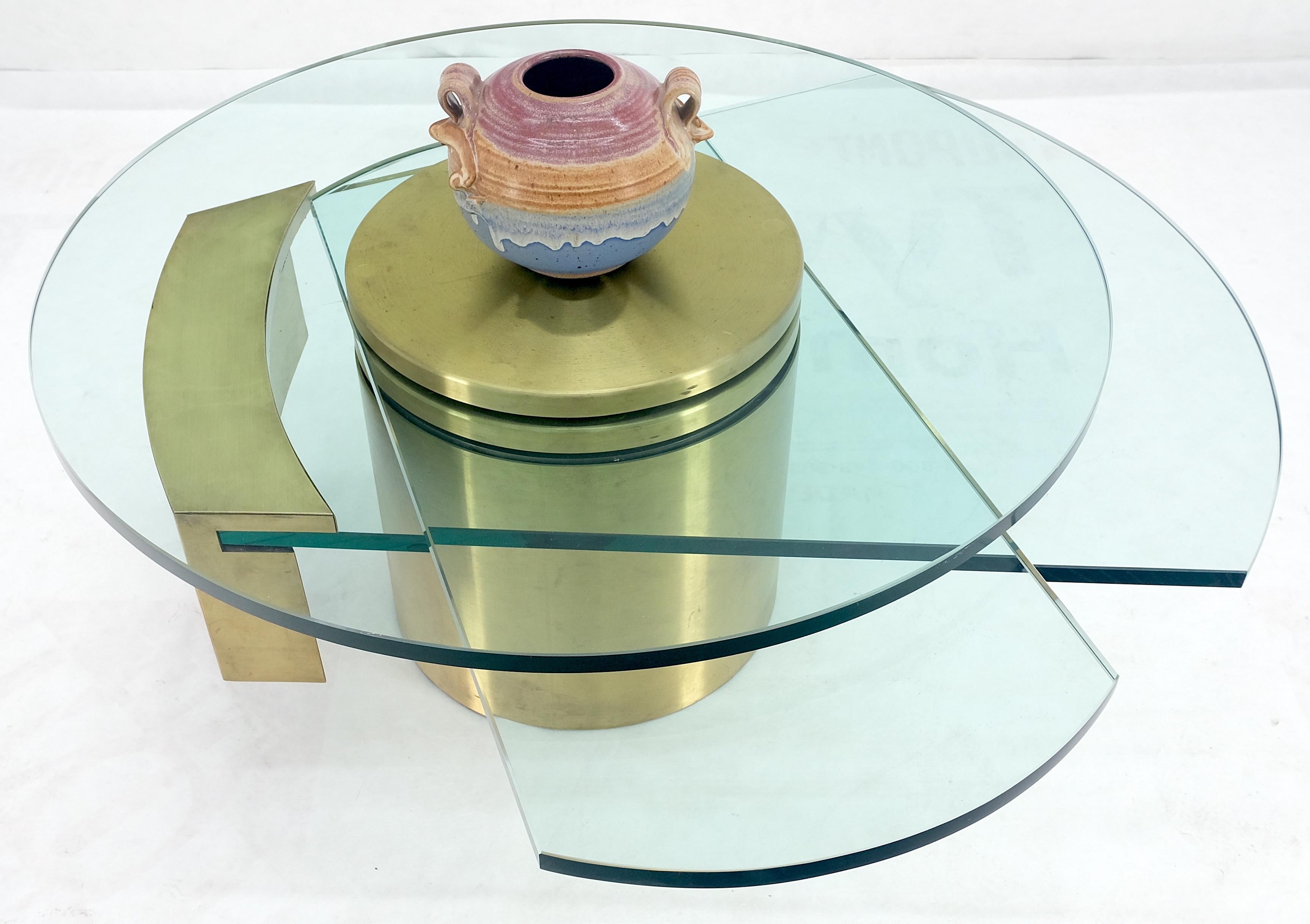 Table basse ronde à remontage automatique de l'horloge mécanique Dakota Jackson en vente 1