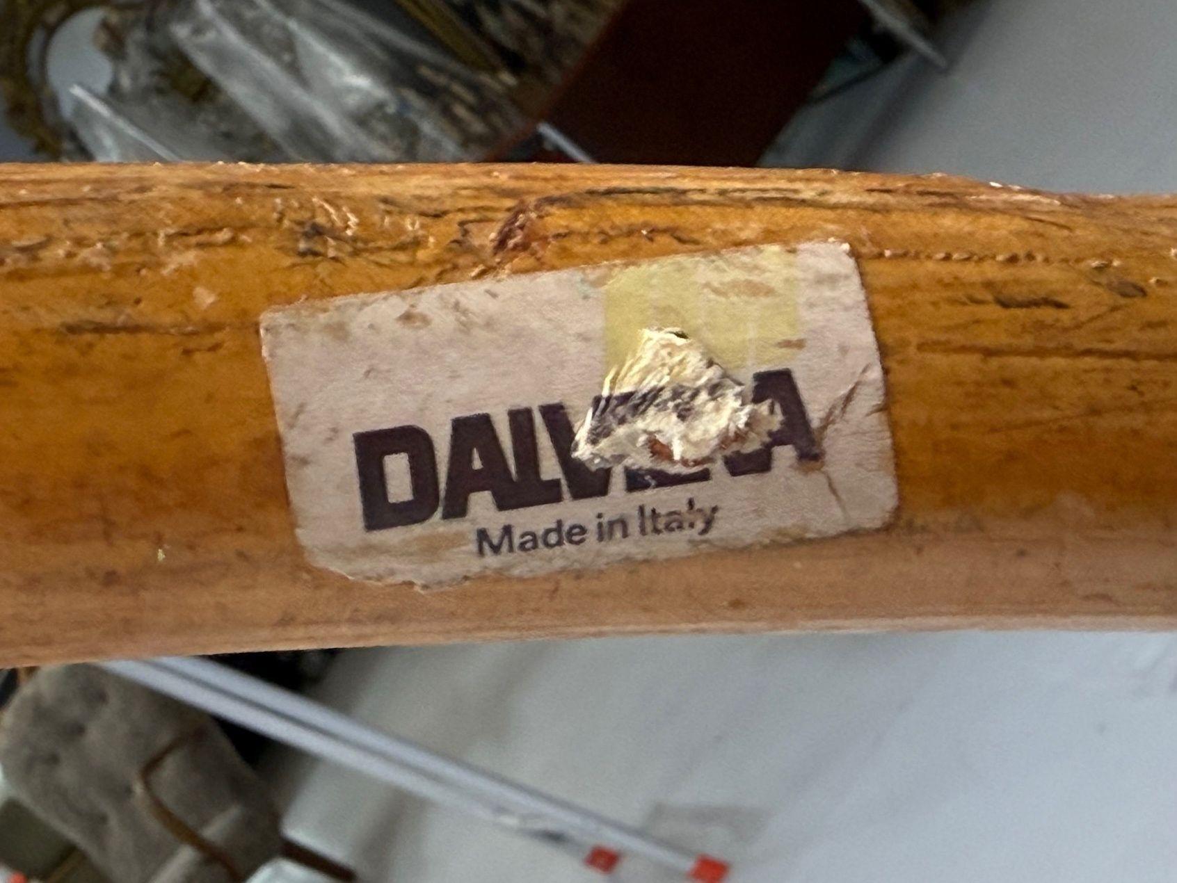 Dal Vera, table de salle à manger moderne italienne, en bambou, canne, verre, Italie, années 1950 en vente 11