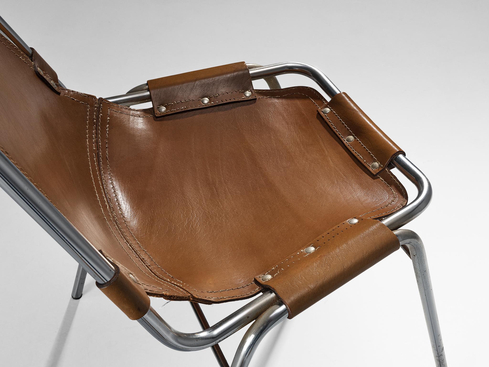 Dal Vera 'Les Arcs' Chair in Leather In Good Condition In Waalwijk, NL