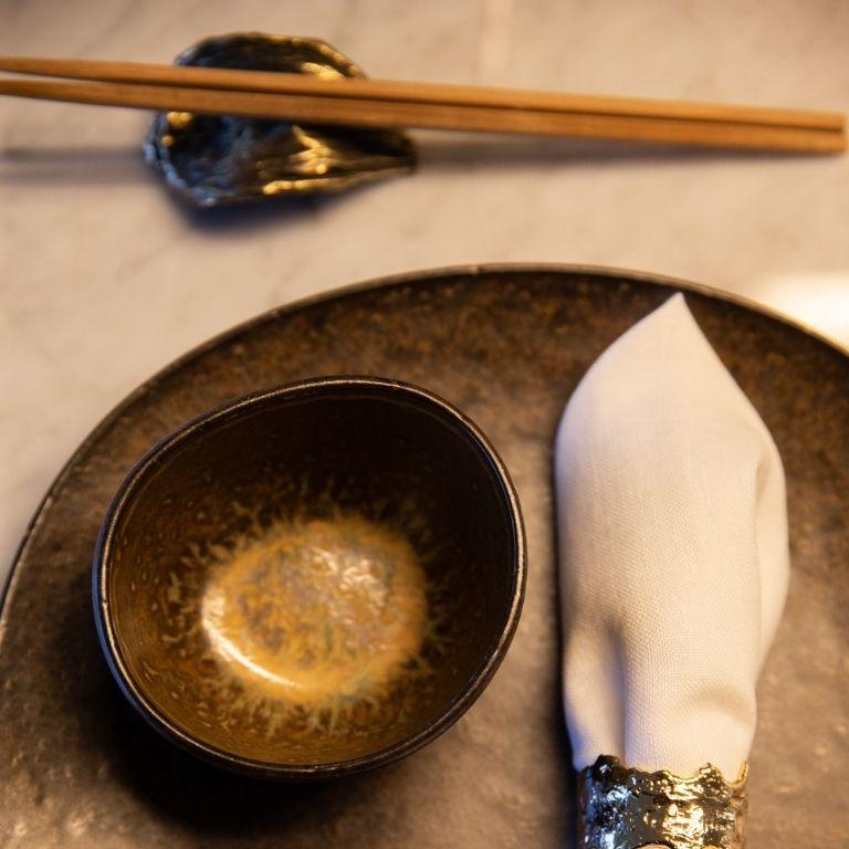 Portuguese Dala – Decorative Chopstick Holder with Natural Shape For Sale