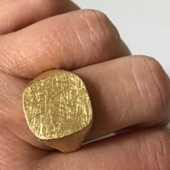 Dalben Siegelring aus 18 Karat Gelbgold