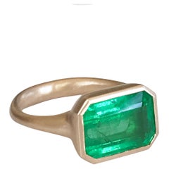 Dalben 5.1 Carat Emerald Rose Gold Ring