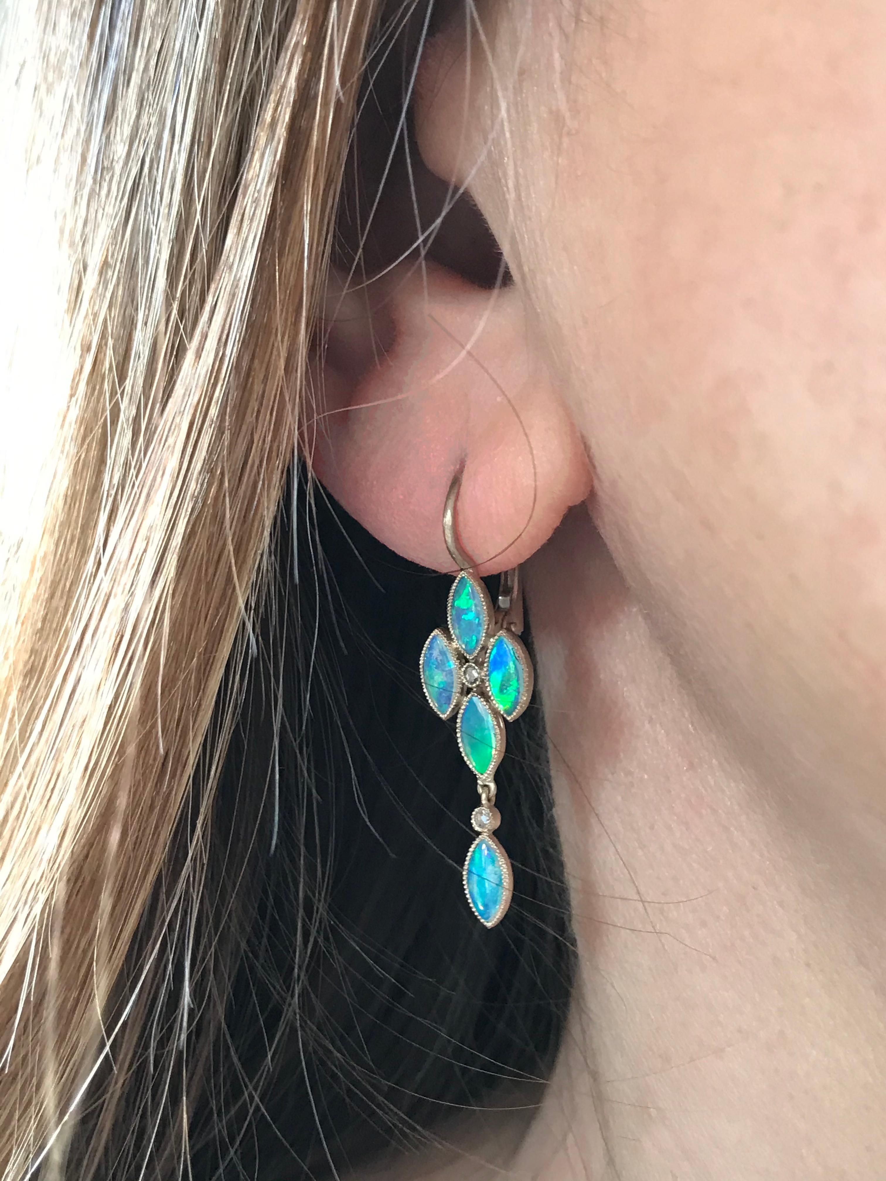 rose gold drop earrings australia