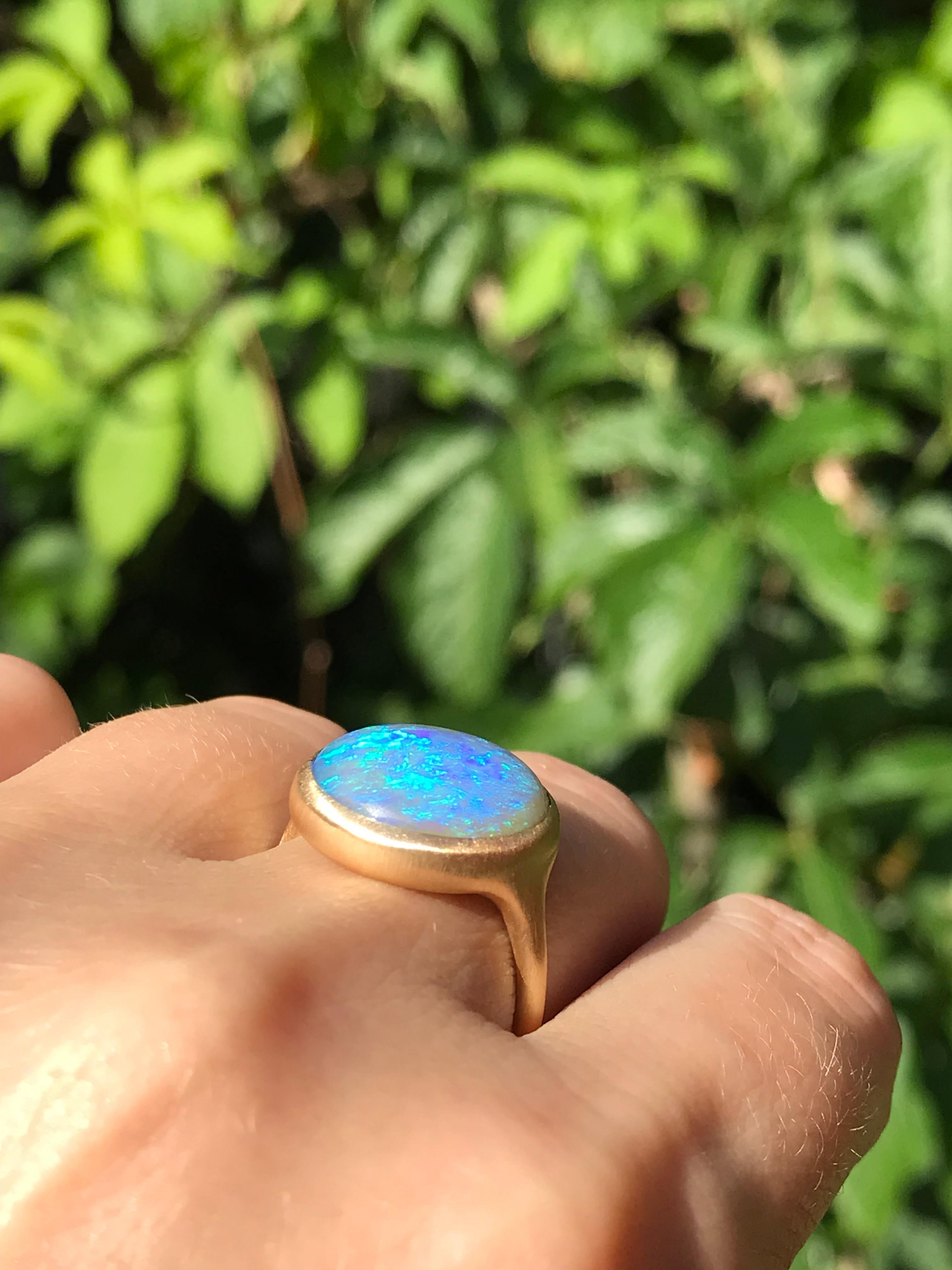 blue australian opal