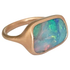 Dalben Boulder Opal Rose Gold Ring