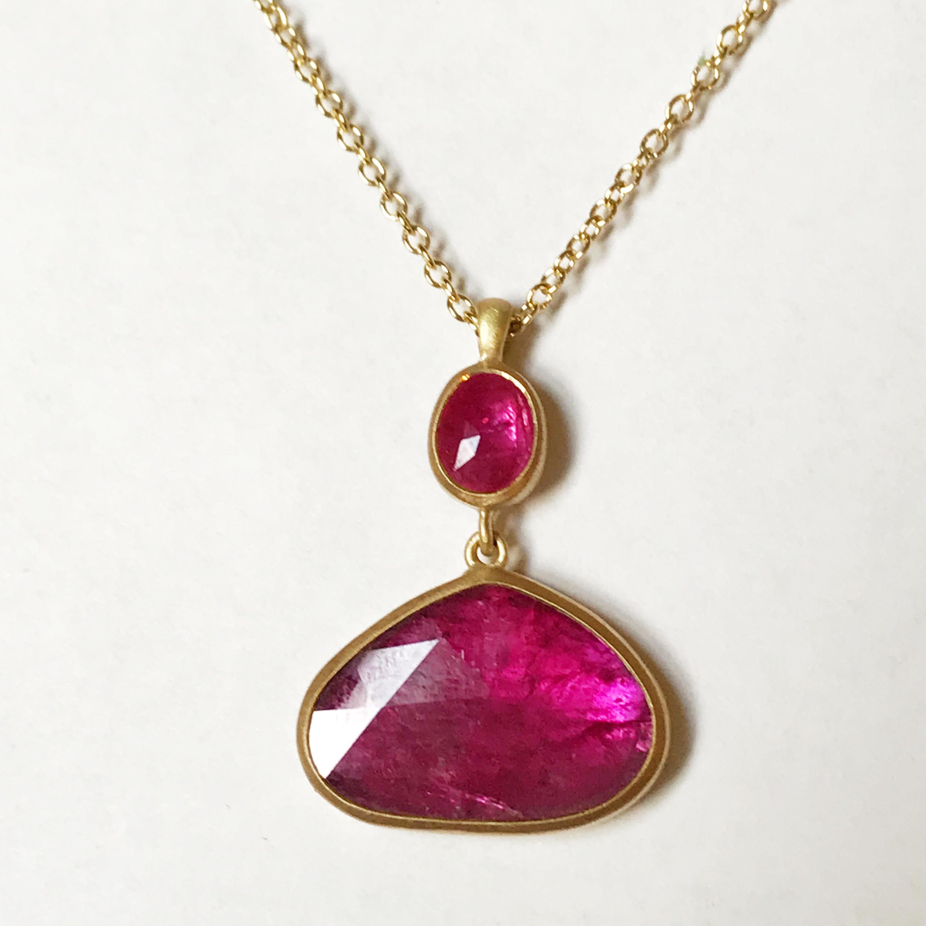 ruby drops necklace designs