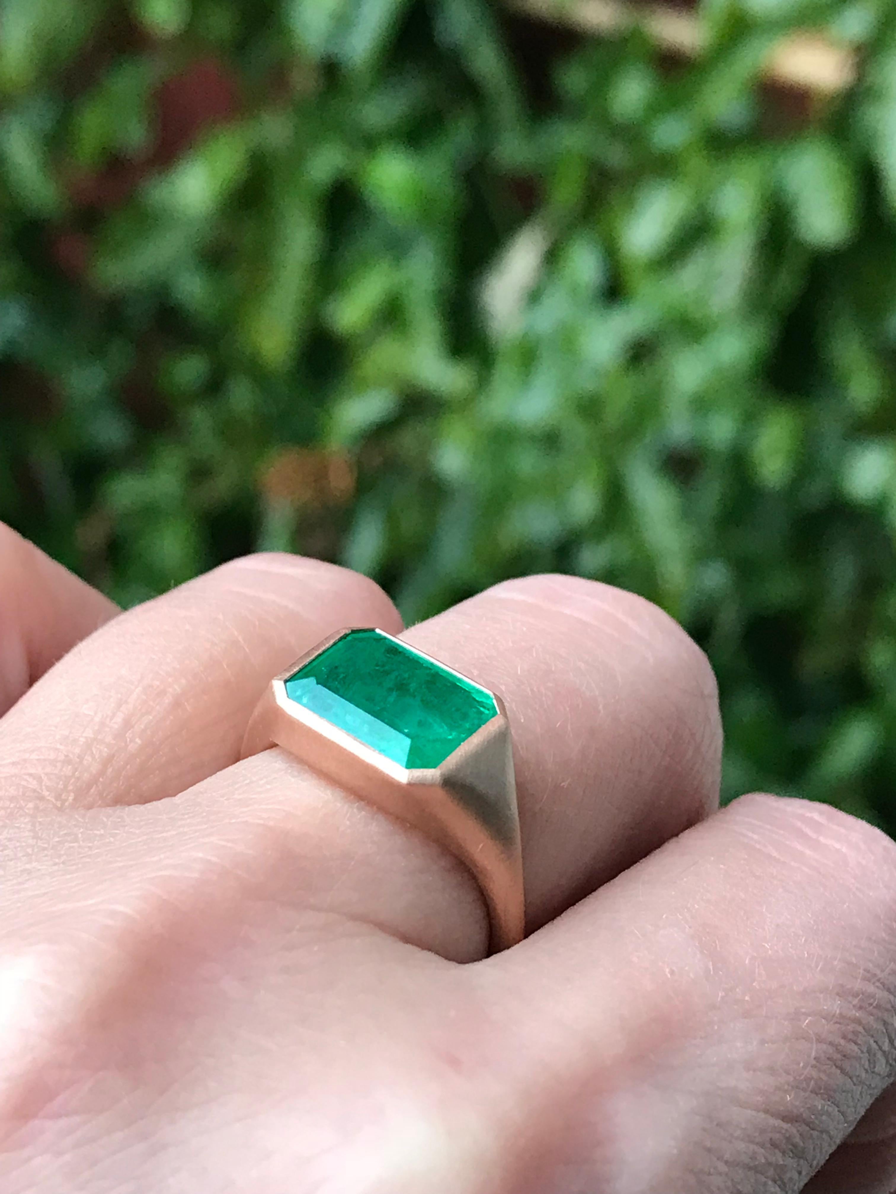 emerald promise ring