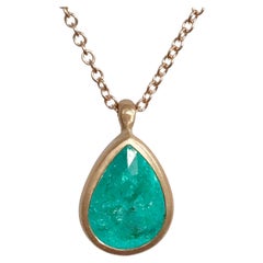 Dalben Design Paraiba Tourmaline Rose Gold Necklace