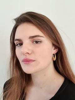 Dalben Boucles d'oreilles or gravées à la main