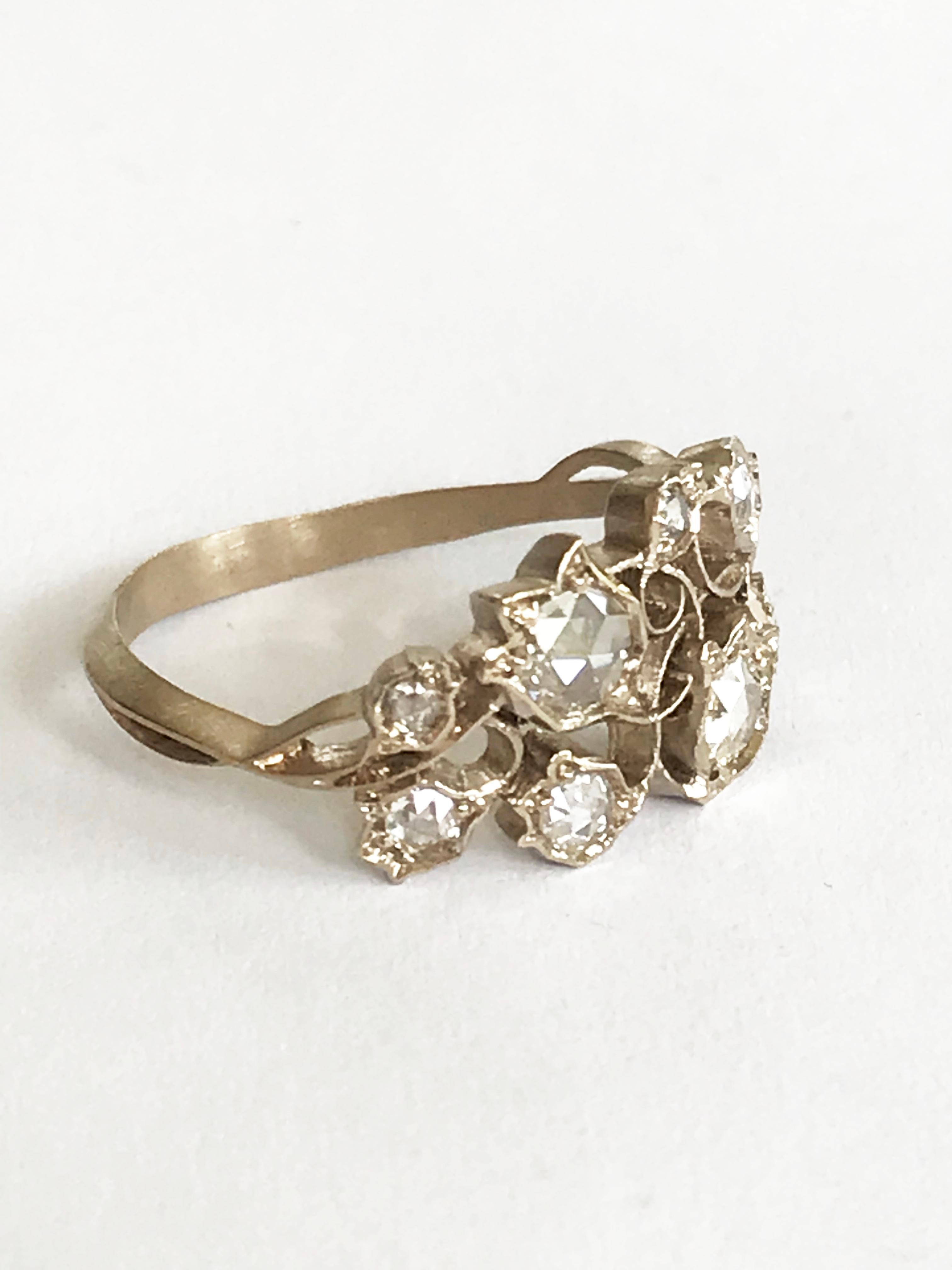 Women's Dalben Lily of the Valley Diamond White Gold Ring