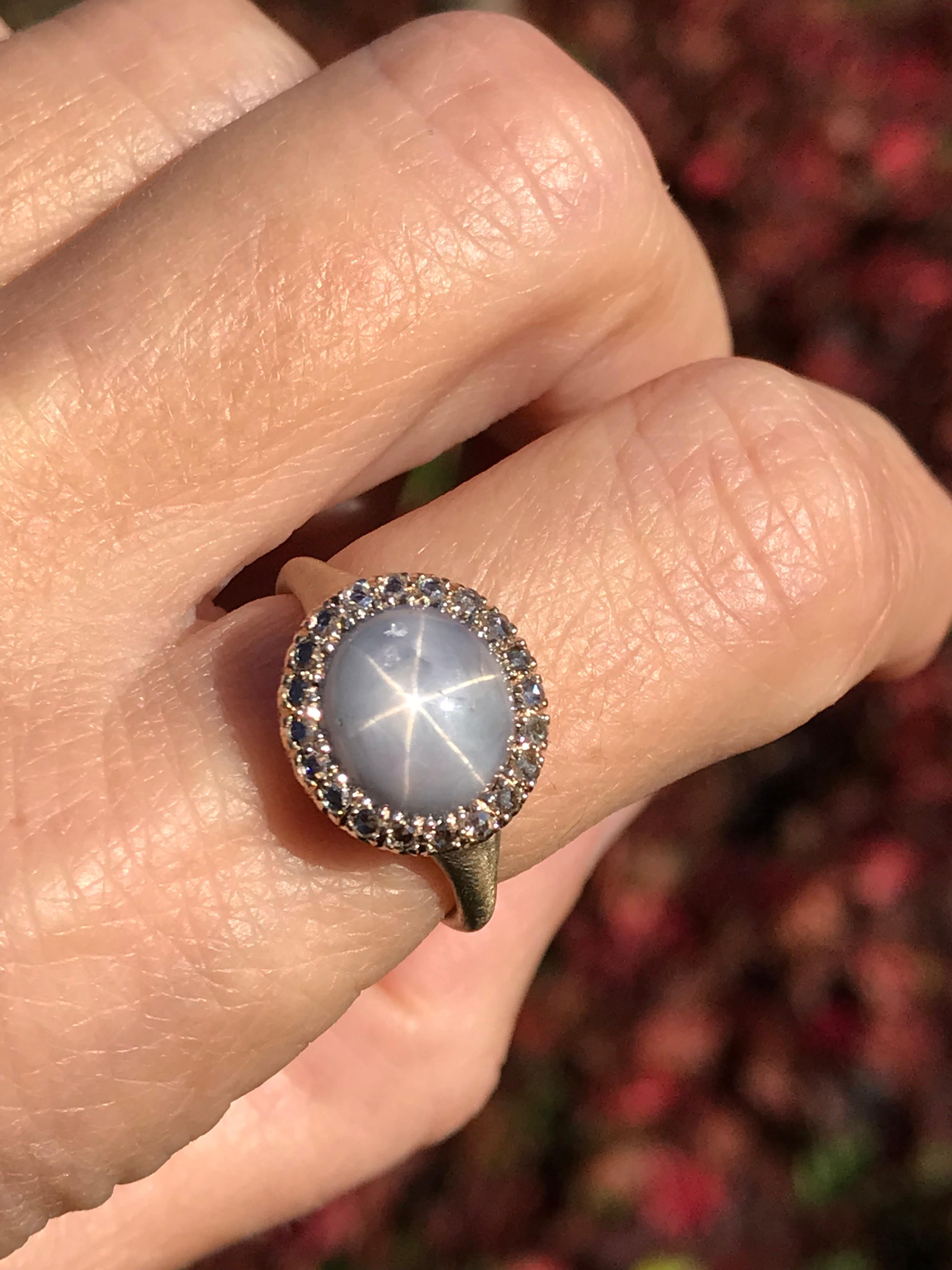 star sapphire ring