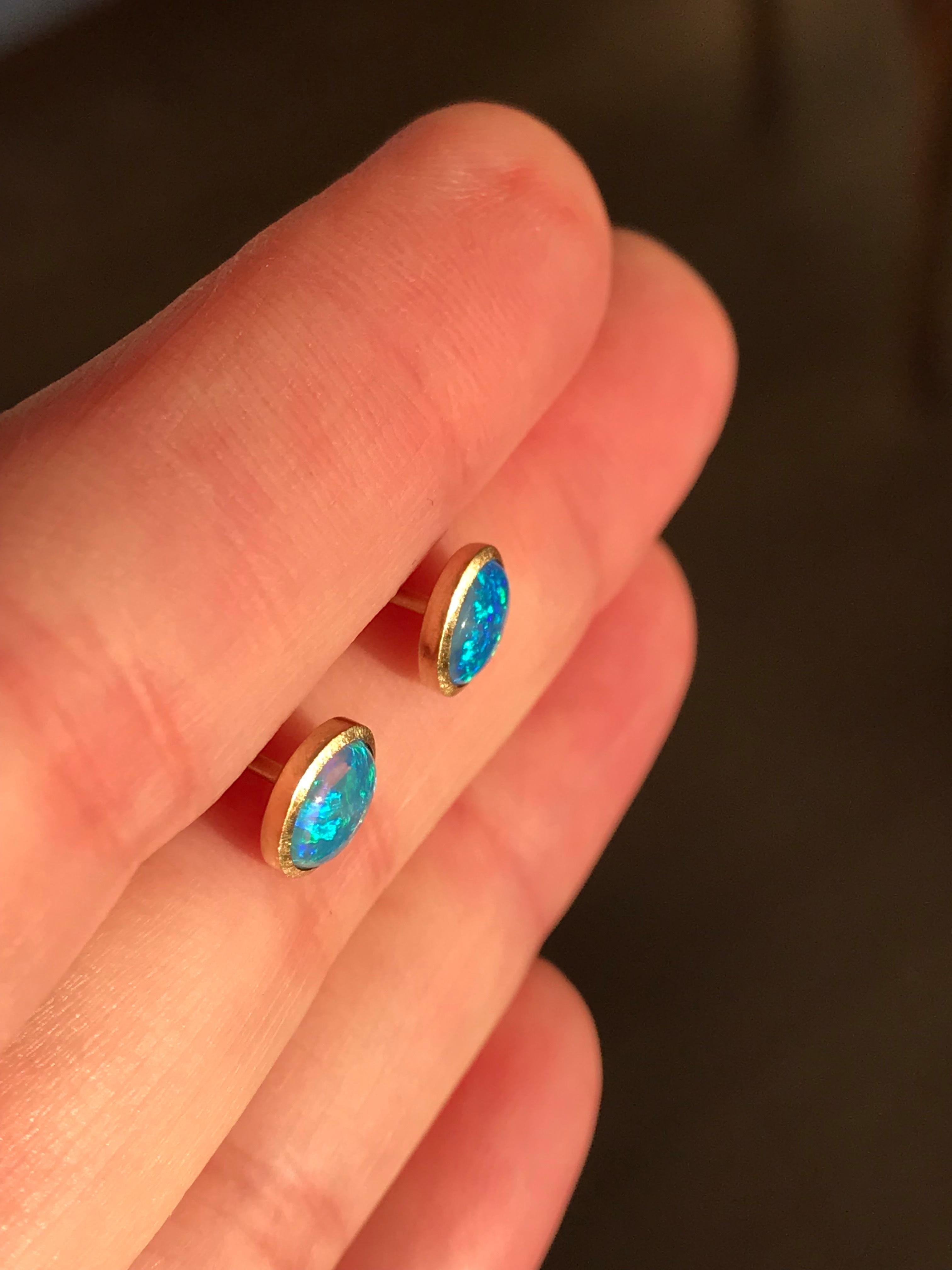 australian opal earings