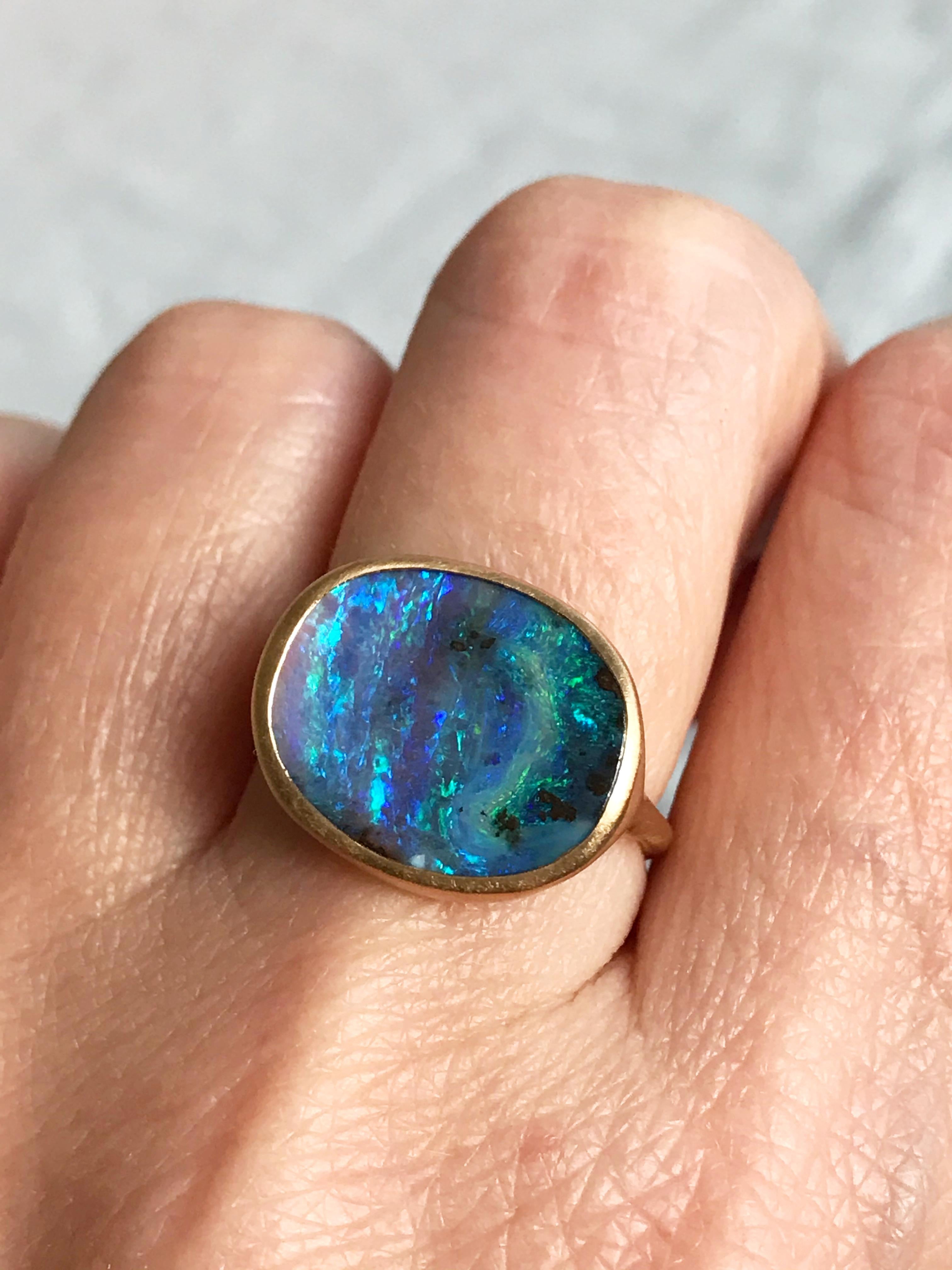 oval shaped ring opal ring design for man