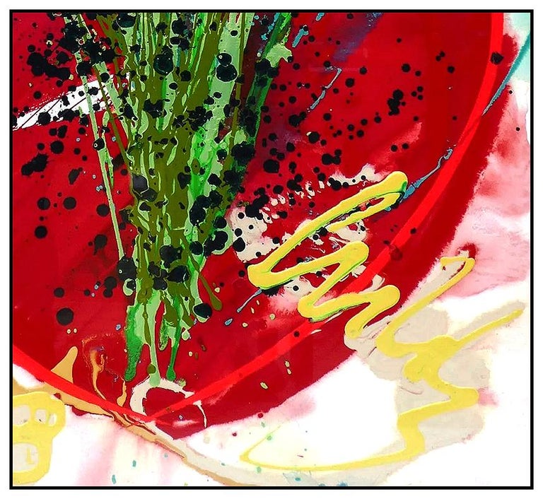 Dale Chihuly Dale Chihuly Original Acrylic Painting Signed Ikebana