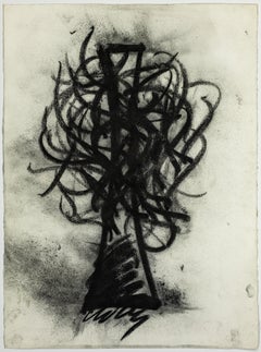 Dale Chihuly Original Signed Charcoal Japan Drawing 90/1457