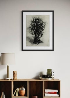 Dale Chihuly Original Signed Charcoal Japan Drawing 90/1457