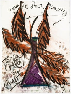 Dale Chihuly Original Signed Charcoal Venetian Drawing 89/1479