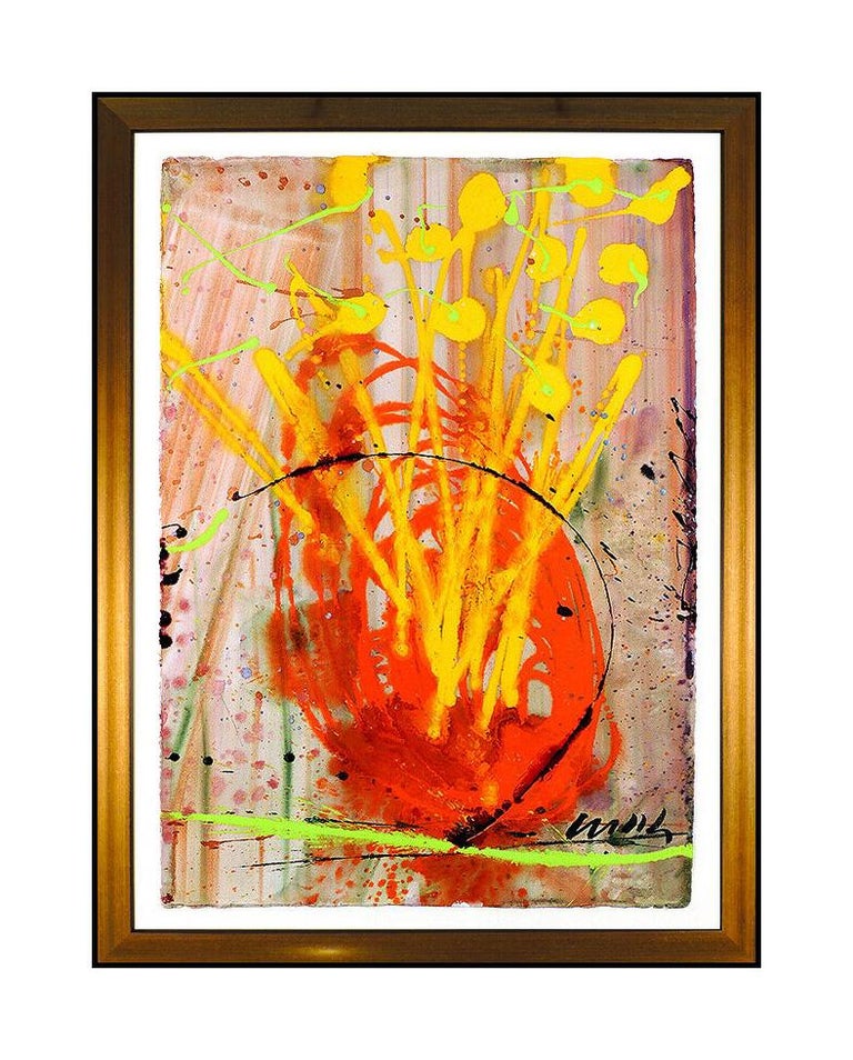 Dale Chihuly Original Yellow and Orange Ikebana For Sale at 1stDibs