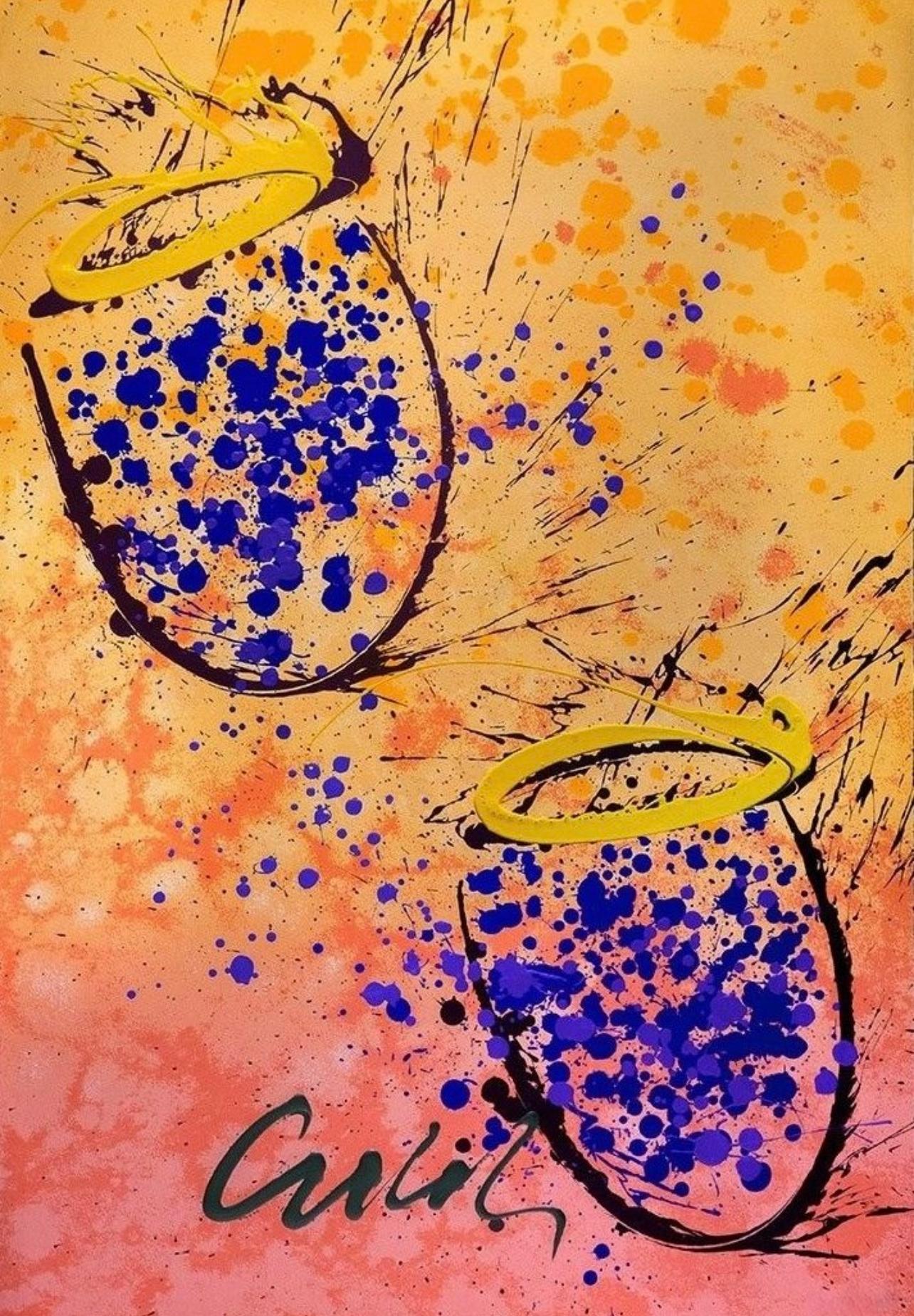 Artist: Dale Chihuly (1941)
Title: Basket Series
Year: 2015
Medium: Intaglio and acrylic on Waterford paper
Edition: 43/175
Size: 37 x 25 inches
Inscription: Signed and numbered by the artist
Notes: Published and printed by Chihuly Workshop, Inc.,