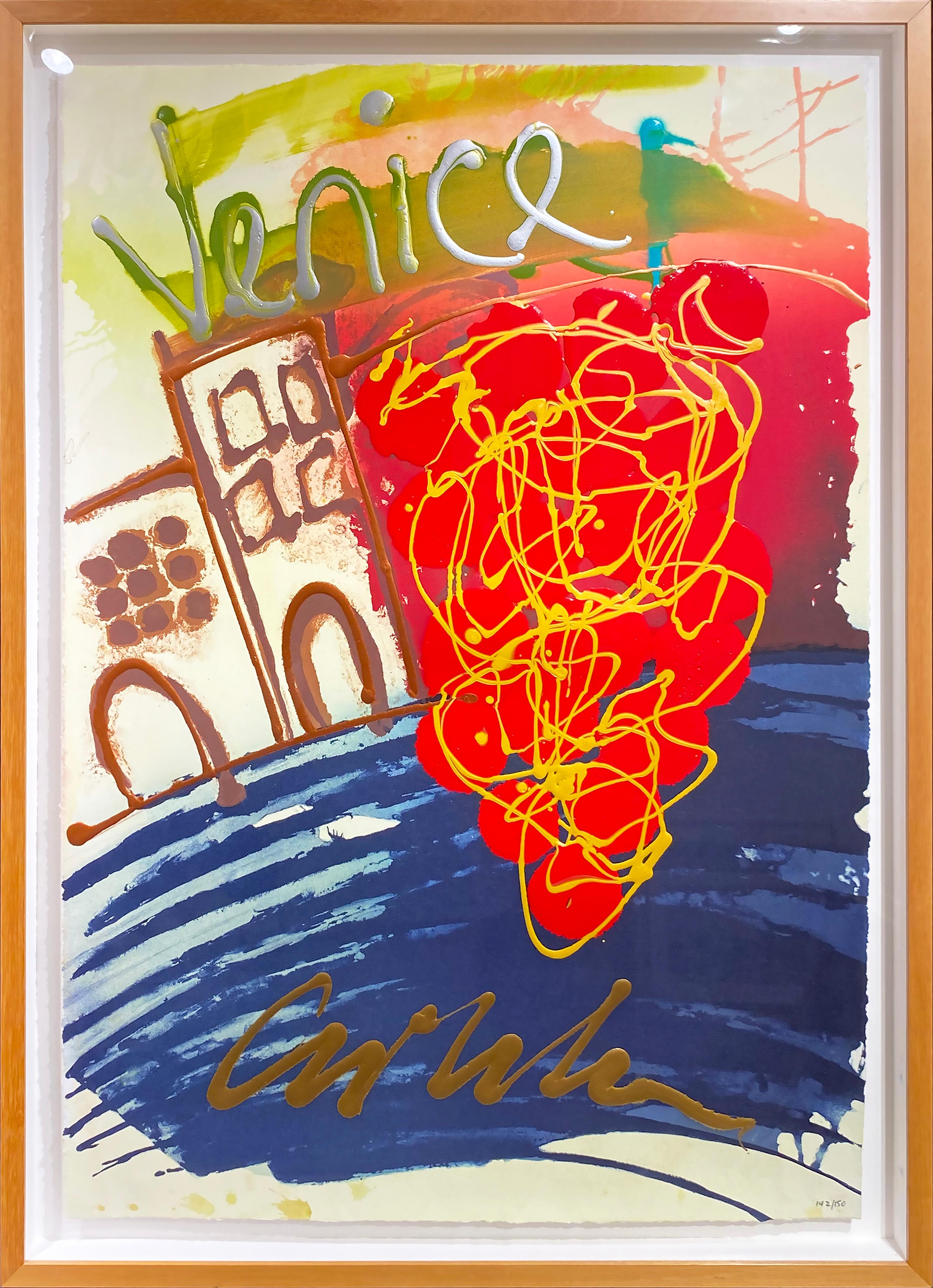 Schwebende Zeichnung, Venedig (Amerikanische Moderne), Mixed Media Art, von Dale Chihuly