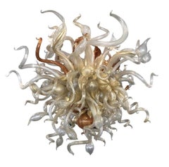 Chihuly Chandelier 5' x 4', 250 pieces includes professional install worldwide