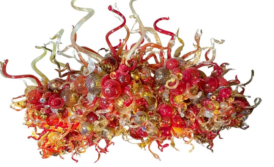 Chihuly Glass " Mirage Chandelier Ceiling"