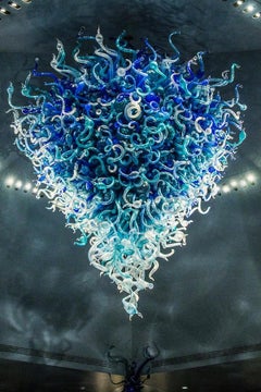 Dale Chihuly 2k piece Chandelier 12'x12' Includes Install Worldwide Glass Art