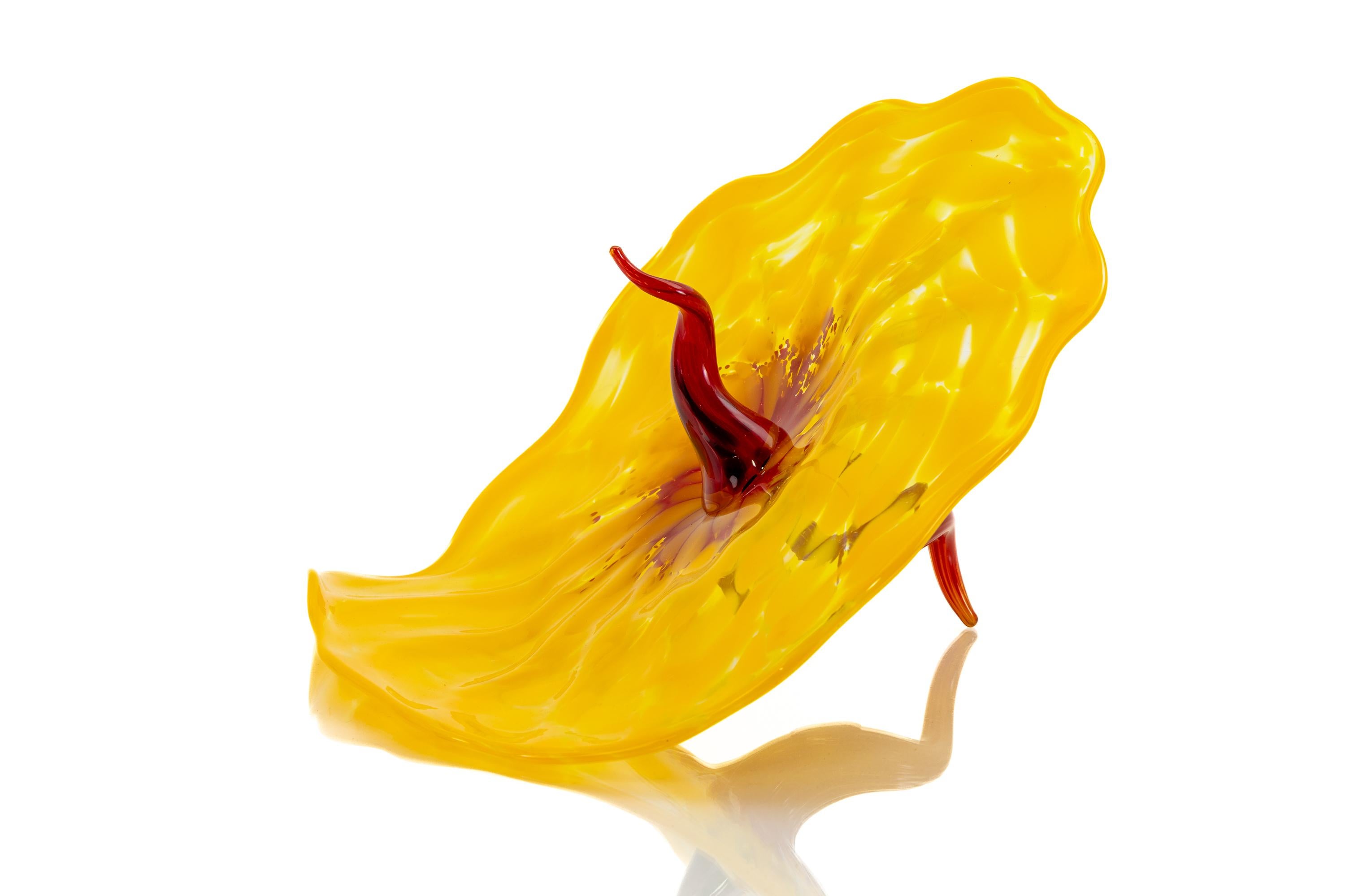 Dale Chihuly Bel Fiore Signed 2005 Portland Press Hand Blown Glass