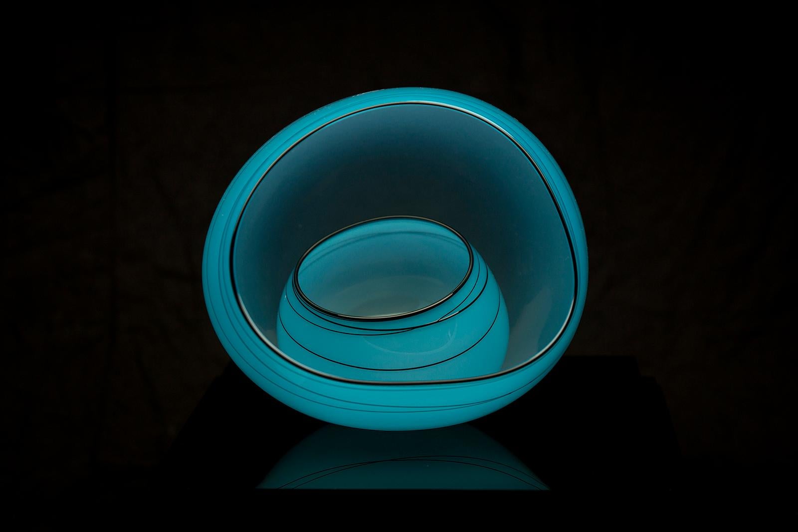 Dale Chihuly Blue Sky Basket Set Sold Out Retired Edition For Sale 3