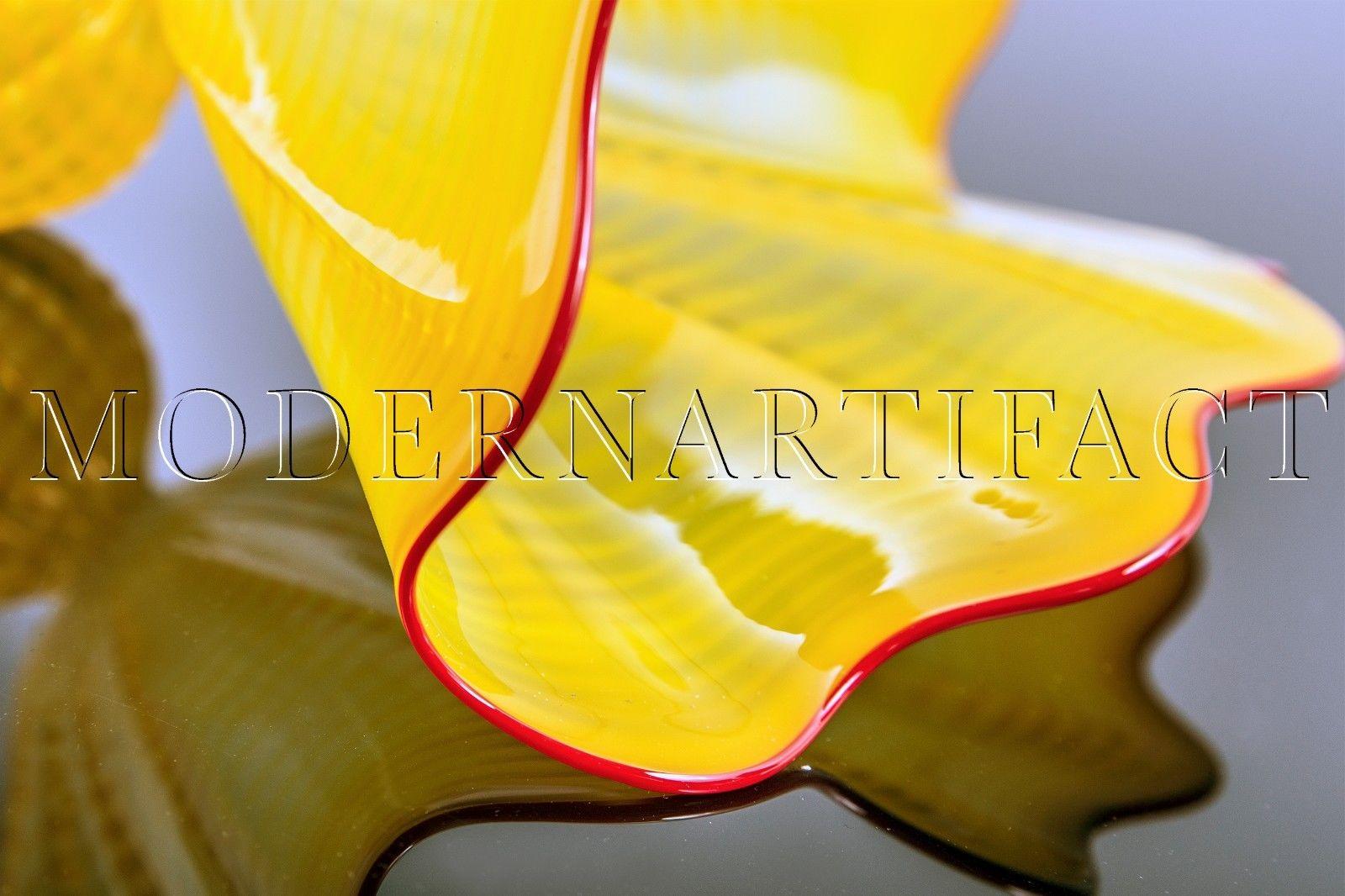 Dale Chihuly Buttercup Persian Sold Out Limited Portland Press Glass Sculpture For Sale 4