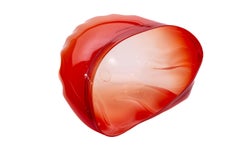 Dale Chihuly Fire Red Basket 1994 Signed Hand-Blown Glass