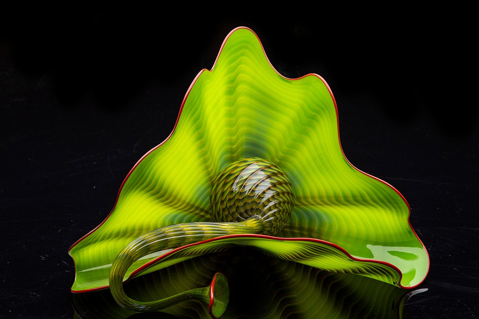chihuly parrot green persian