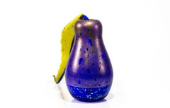 Dale Chihuly Purple Philodendron Ikebana 2002 Signed Portland Press Handblown