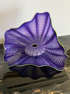 Dale Chihuly Imperial Iris Persian Pair Sculpture Set