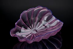 Dale Chihuly Large Pink Original Hand Blown Glass Sculpture Signed Dated