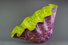 Dale Chihuly Massive Commissioned Hand Blown Glass Macchia Sculpture 37"