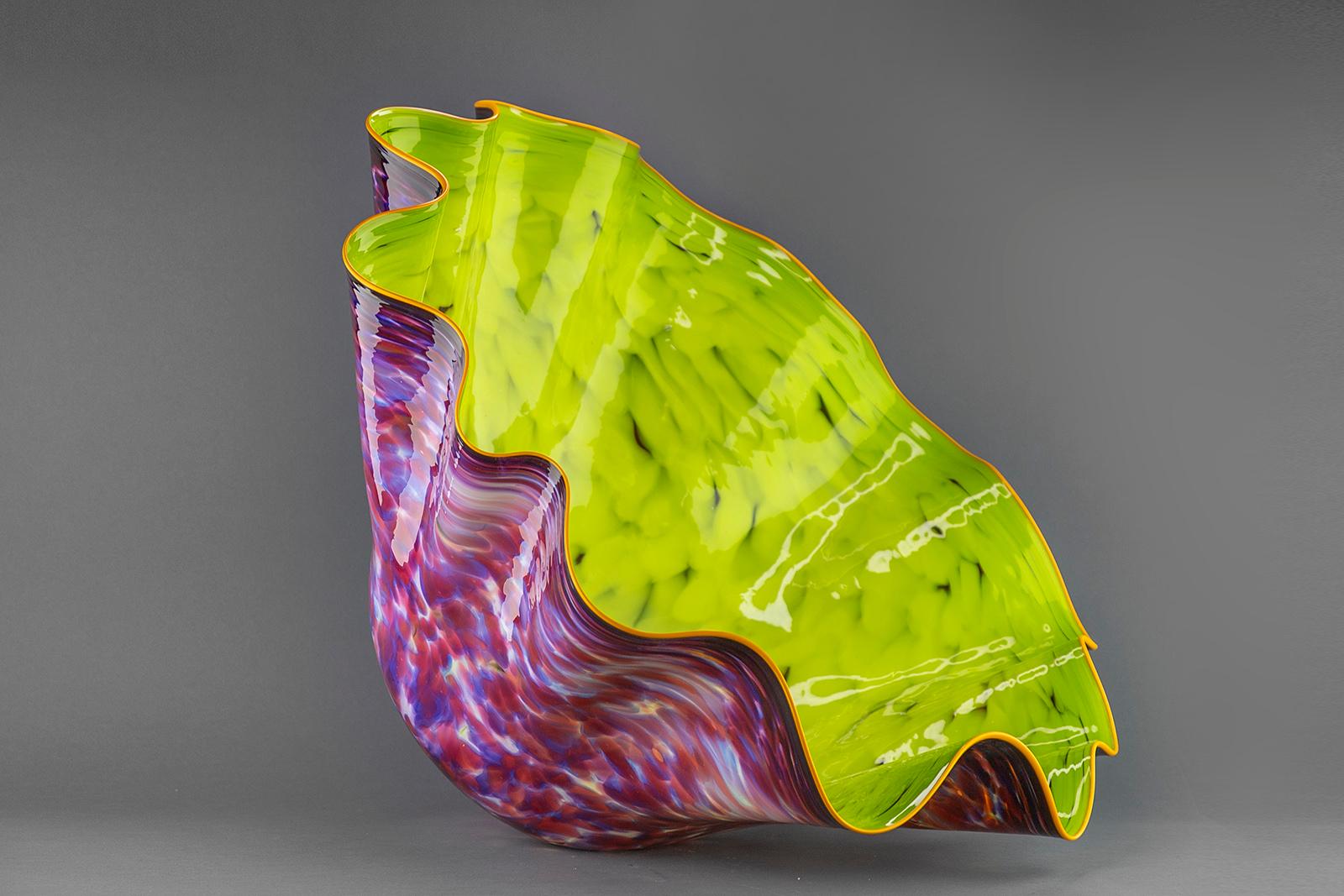 Dale Chihuly Massive Commissioned Hand Blown Glass Macchia Sculpture 37