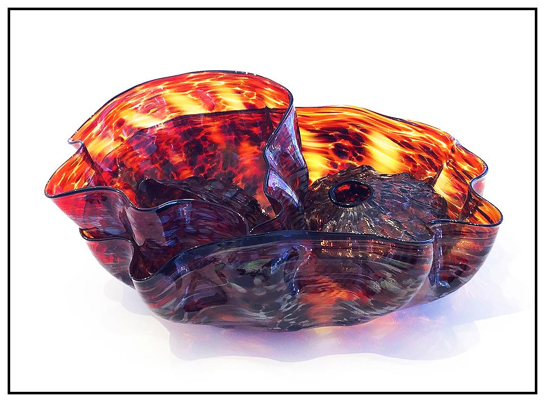 Dale Chihuly Vintage & Authentic Original Hand Blown 4 piece Seaform Set, listed with the Submit Best Offer option

 

Accepting OFFERS Now: Up for sale is this very rare and spectacular ORIGINAL, Dale Chihuly Hand Blown Glass Seaform Set.