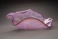 Dale Chihuly Purple Seaform contemporary glass art