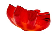 Dale Chihuly Roman Macchia with Black Lip Wrap Signed 2006 Hand-Blown Glass