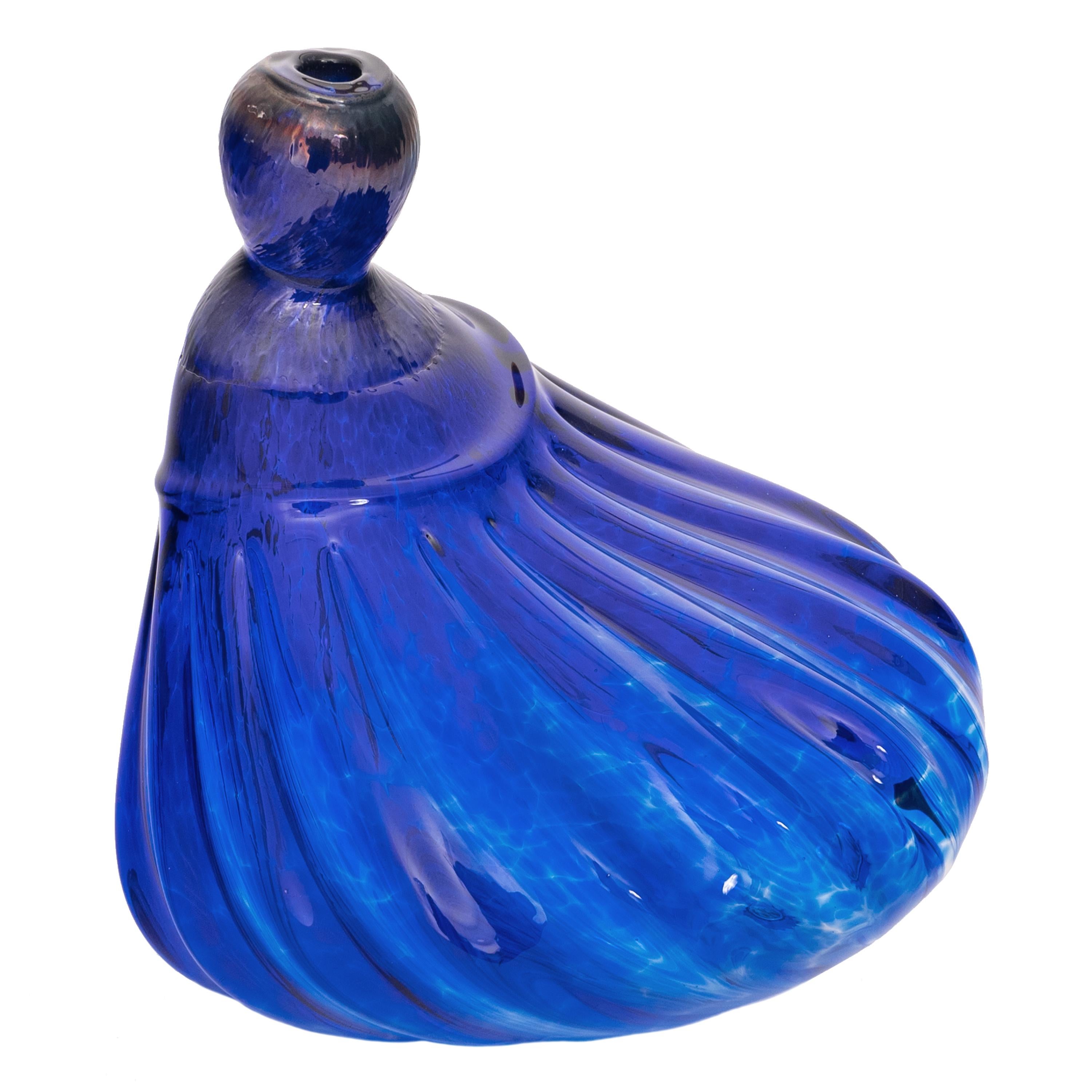 Dale Chihuly Skagit Blue Pilchuck Aerial Hand Blown Glass Sculpture Signed 2