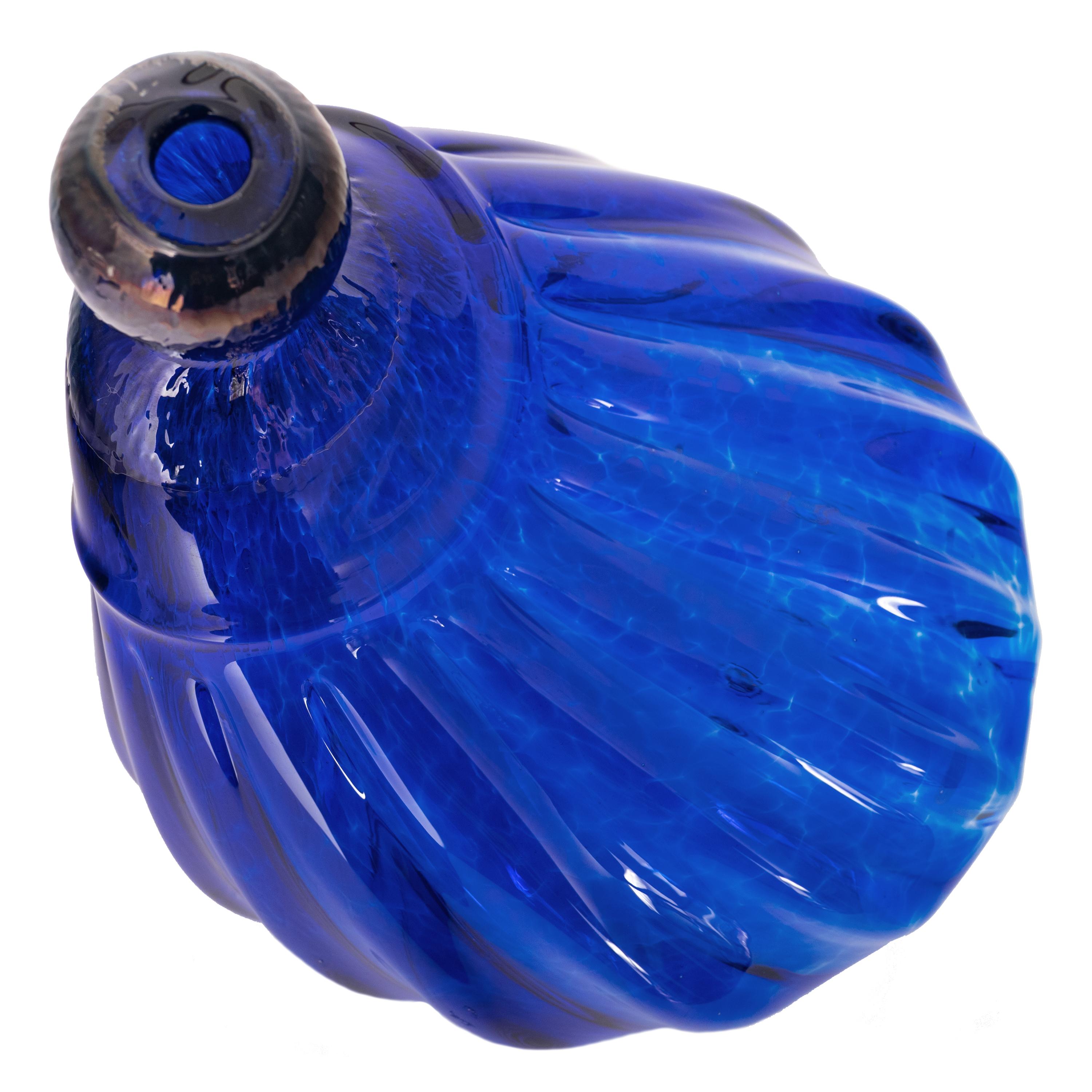 Dale Chihuly Skagit Blue Pilchuck Aerial Hand Blown Glass Sculpture Signed 5